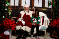 Harmon Family Pictures with Santa