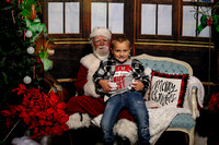 Clark Family Pics with Santa